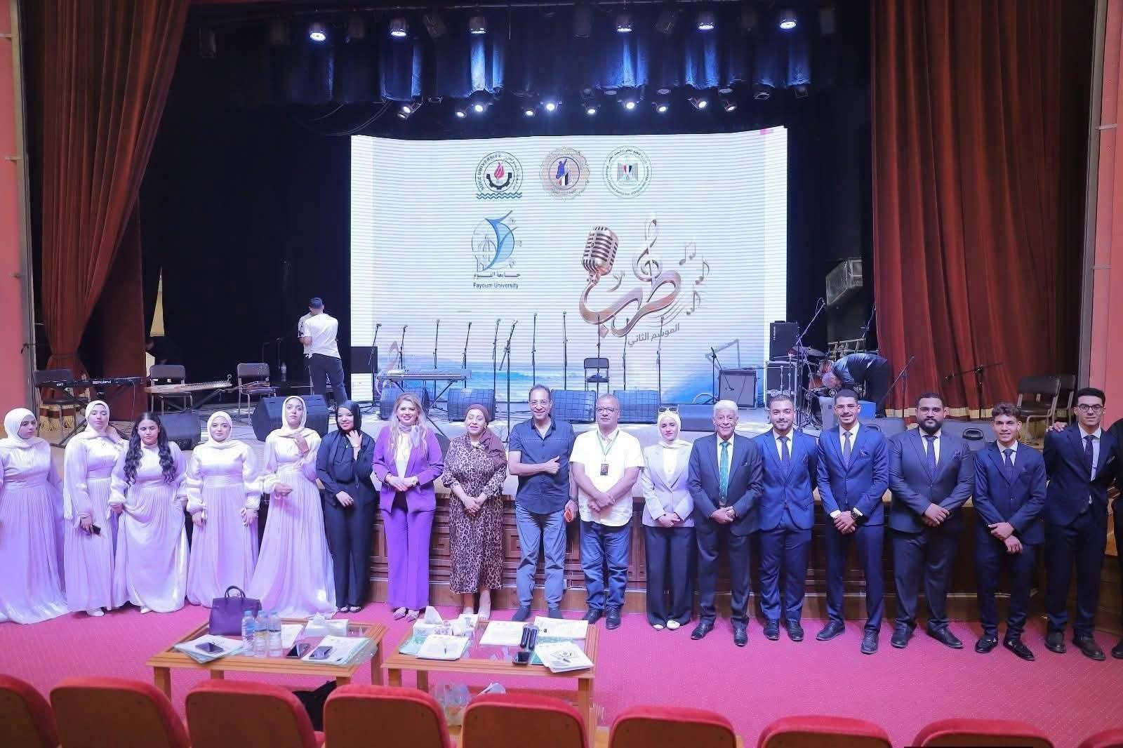 جامعة الفيوم: مشاركة كورال جامعة الفيوم في مهرجان «طرب» للموسم الثاني