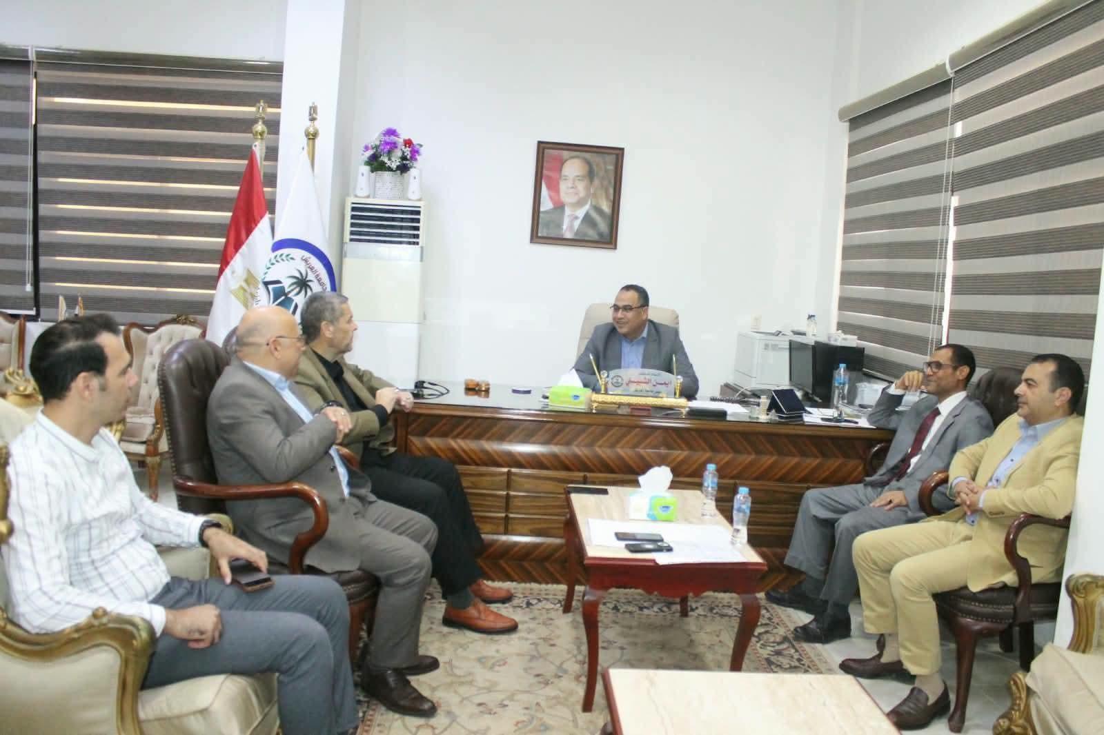 رئيس جامعة العريش يستقبل وكيل وزارة التعليم لبحث آفاق التعاون المشترك