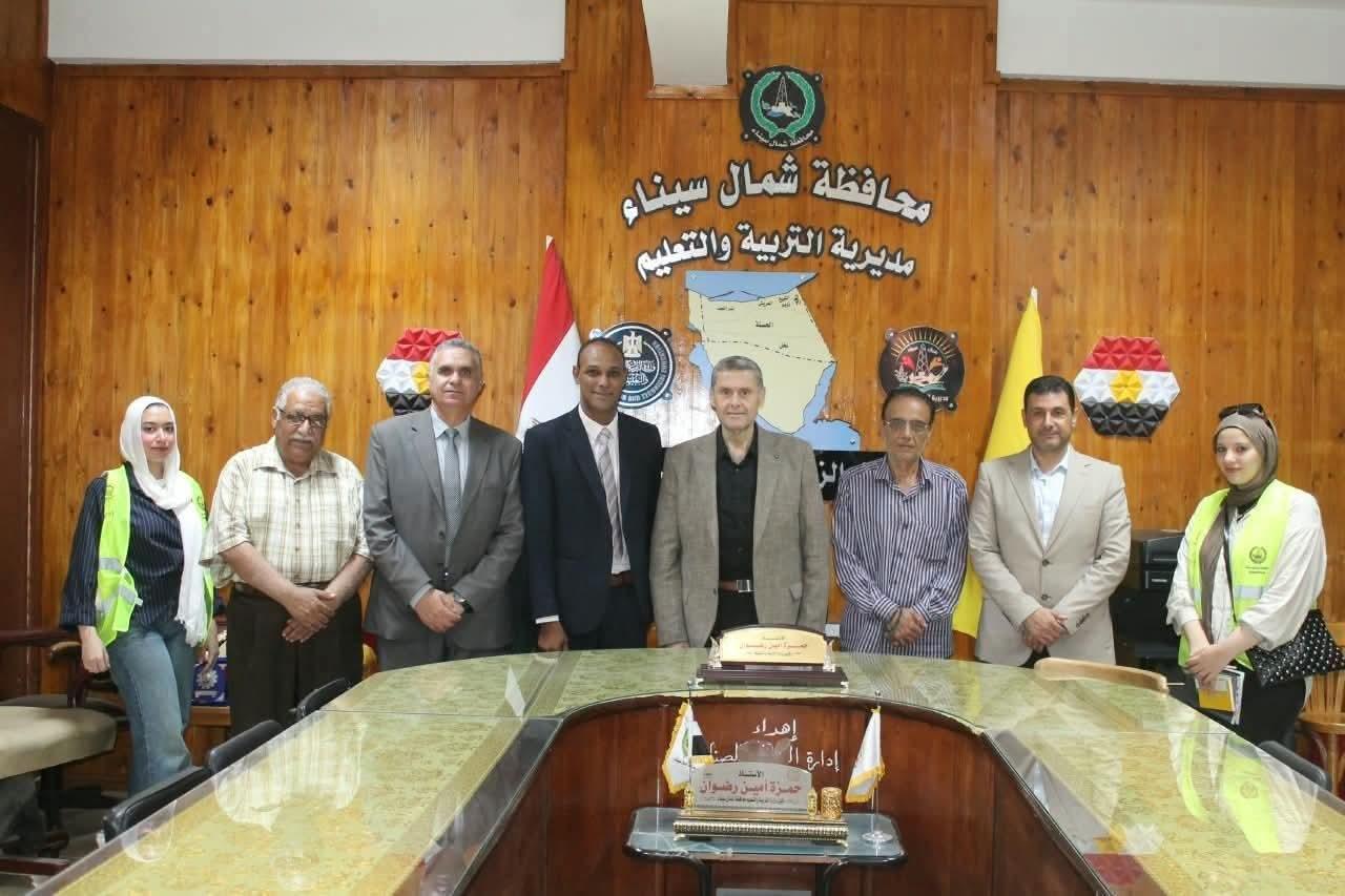 محافظ شمال سيناء يوجه بتعزيز التعاون البيئي والتعليمي مع شركة إيتوس