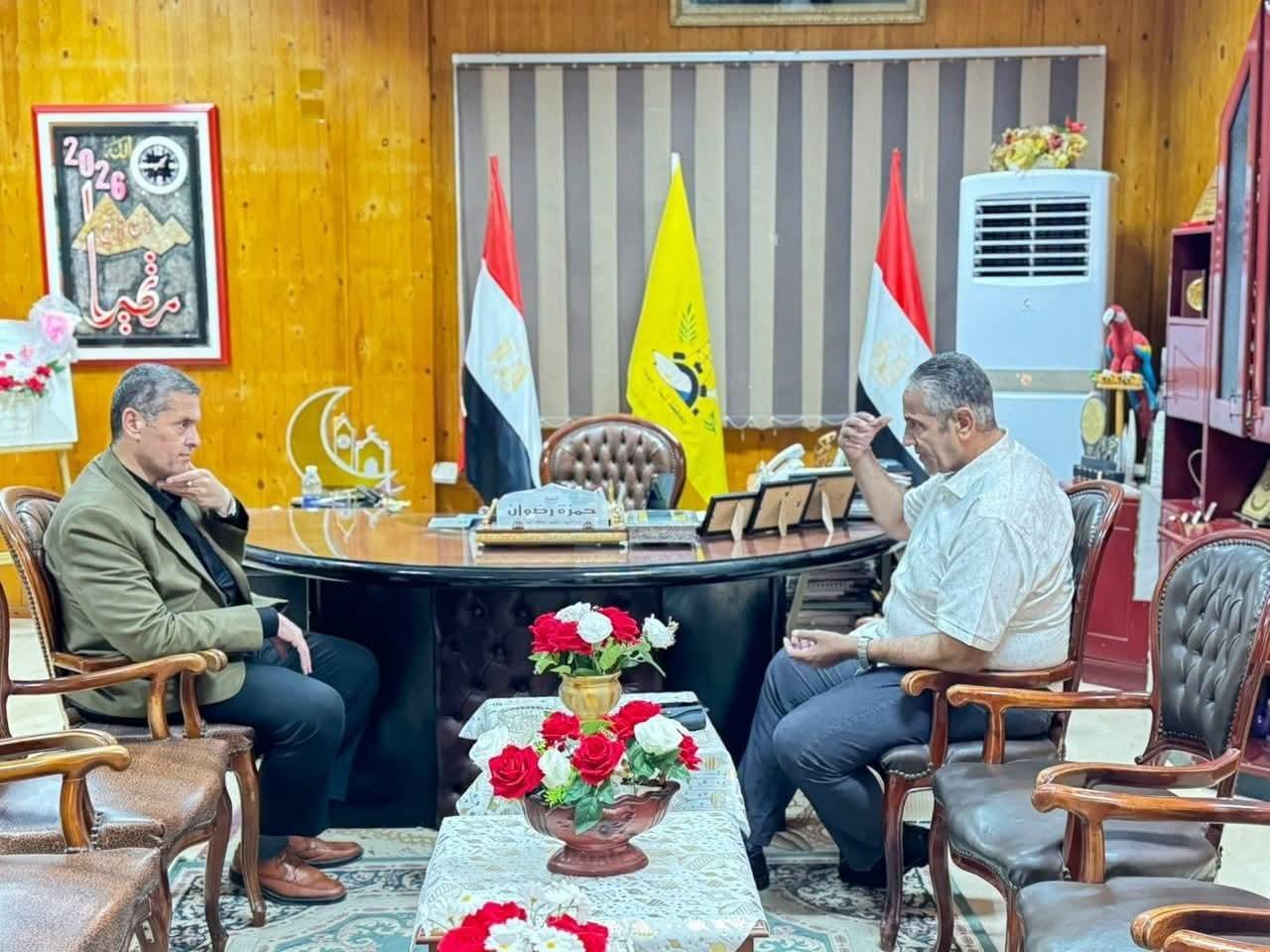 رضوان" و"حسن عبد الوهاب" يبحثان تعزيز أطر العمل المشترك وتفعيل الأنشطة الطلابية والشبابية